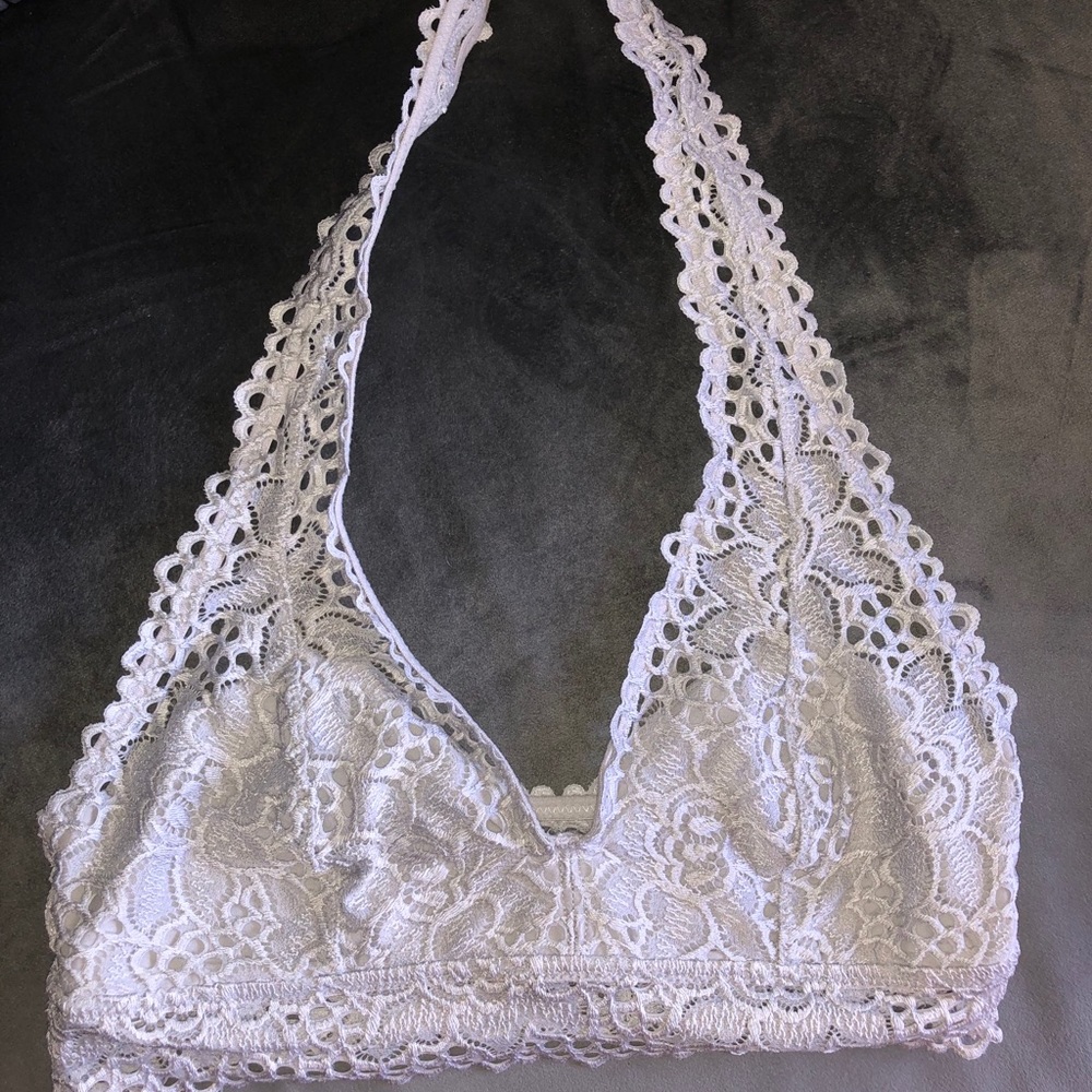 aerie lace halter bralette